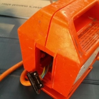 Portable RCD – Broken Cover